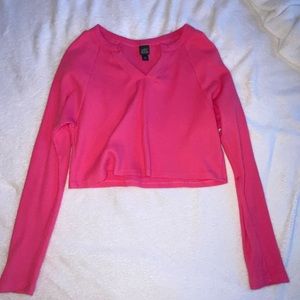 hot pink Wild Fable crop top